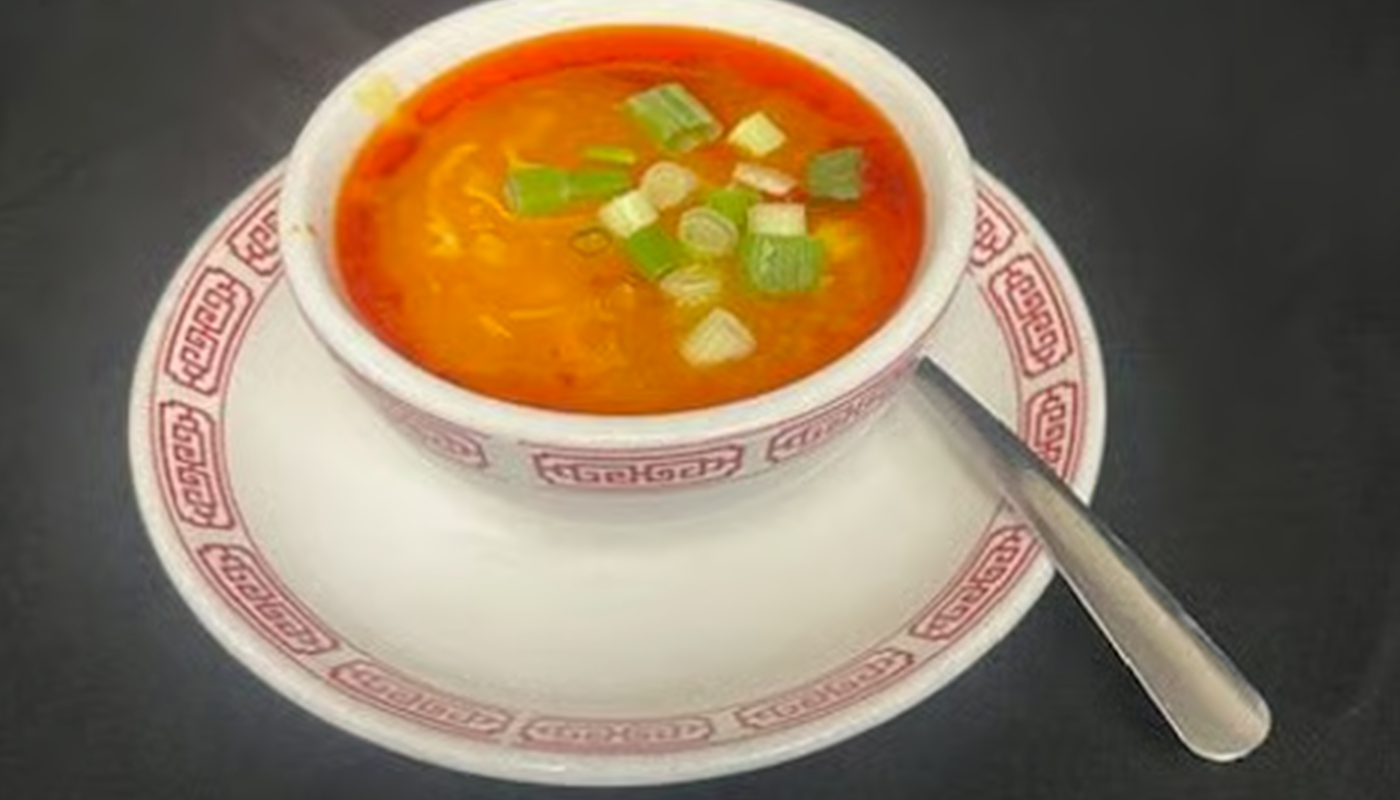 SPICY EGG DROP SOUP image